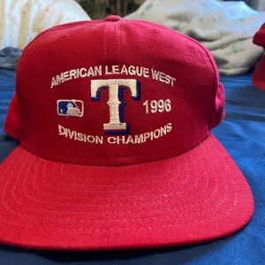 Vintage Texas Rangers AL West Division Champs Hat